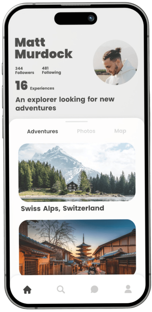 Guides Go App Interface